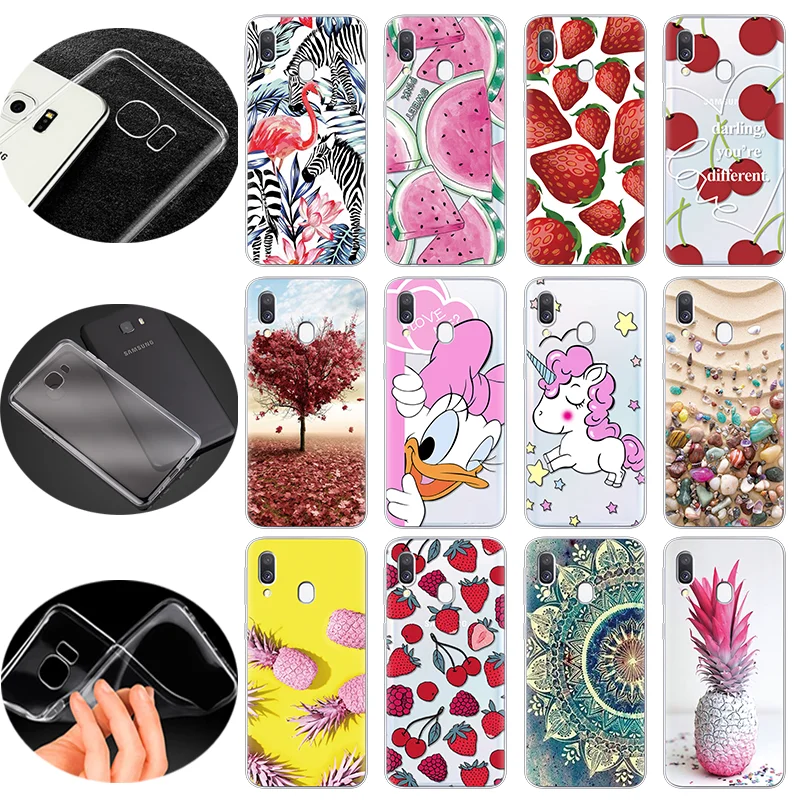 

Pineapple Summer Pattern Fundas For Samsung Galaxy A40 Clear Soft TPU Case For Samsung Galaxy A10 A20 A20e A30 A50 A60 A70 Cover