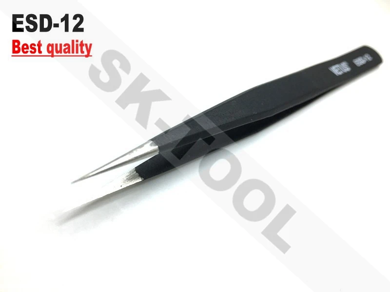 

1pcs Vetus ESD 12 ESD-12 BGA Anti-Static Tools Tweezers MAINTENANCE TOOLS SET