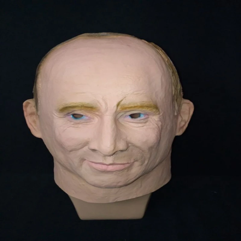 Русский президент Владимир Путин латексная маска на все лицо Хэллоуин резиновые