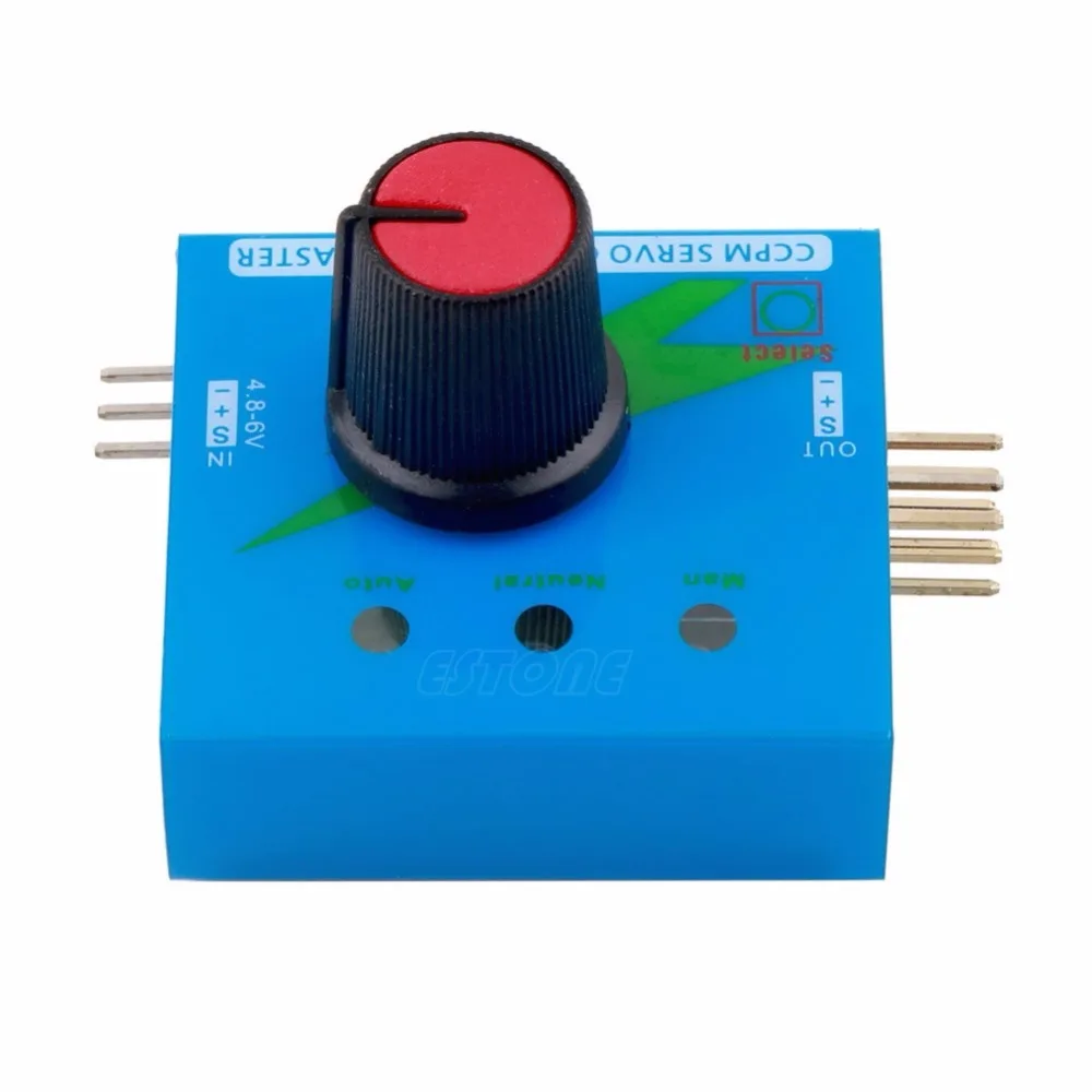 

Hot Steering Gear Tester Servo Motor Tester 3 Switch Mode for RC Helicopter Car Boat