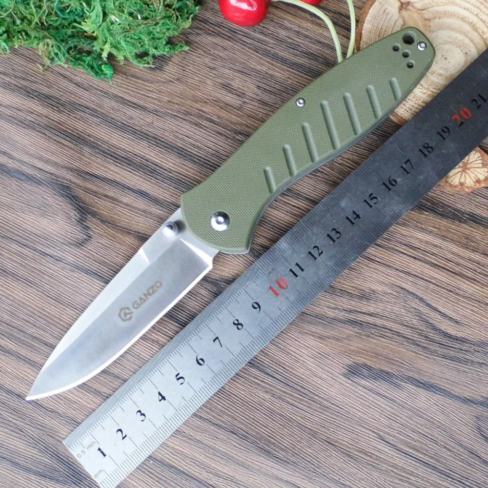 Складной карманный нож Ganzo G738 лезвие Firebird F738 58 60HRC 440C G10 EDC инструмент для выживания