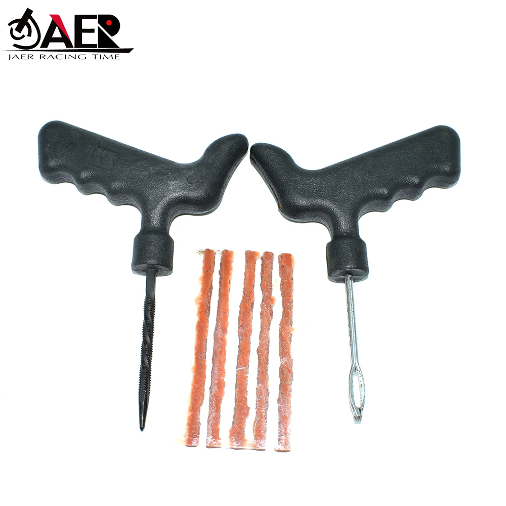 

JAER Motocycle repair tool Car Tire Repair Kit 3-Piece Repair Tool Set Car Motorcycle Battery Car Tire Repair Tool Puncture Plug