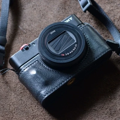 Новые домашние тапочки из натуральной кожи, нижний защитный чехол Камера чехол сумка чехол для sony RX100 VI M6 DSC-RX100M6 RX100M6 специальный Камера s