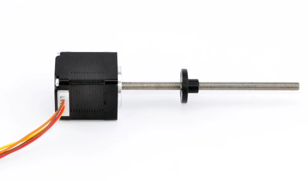 Nema 11 внешний линейный шаговый двигатель 4 lead 34mm Stack 0.75A Lead 2mm/0 07874 &quotLead Screw длина