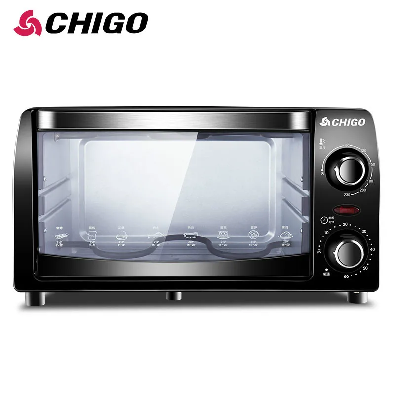 

10L Cooking Appliances electric convection ovens Bread / Cake Makers timing for 6inch cake/ 7inch Pizza 7 gears temperature