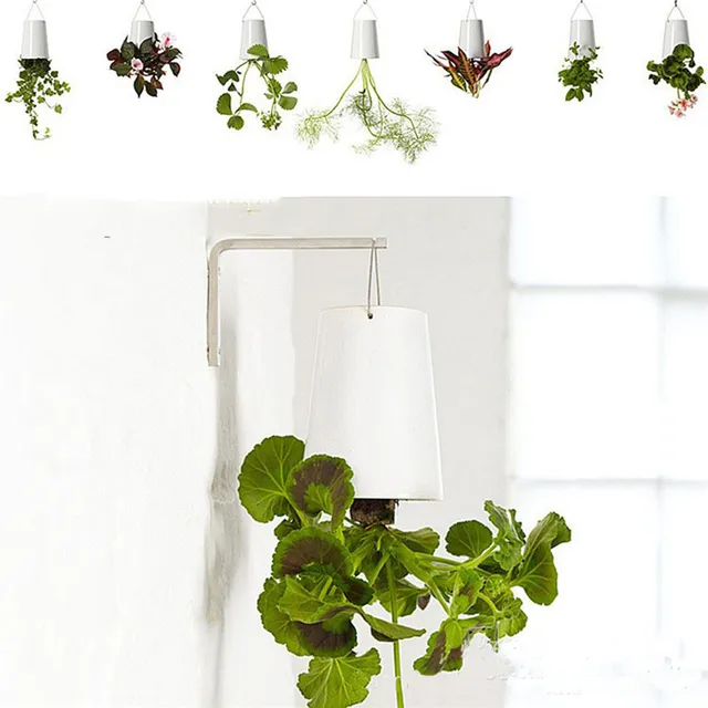 4 Colors Sky Palnter Flowerpots Upside Down Wall Hanging Plant Pot