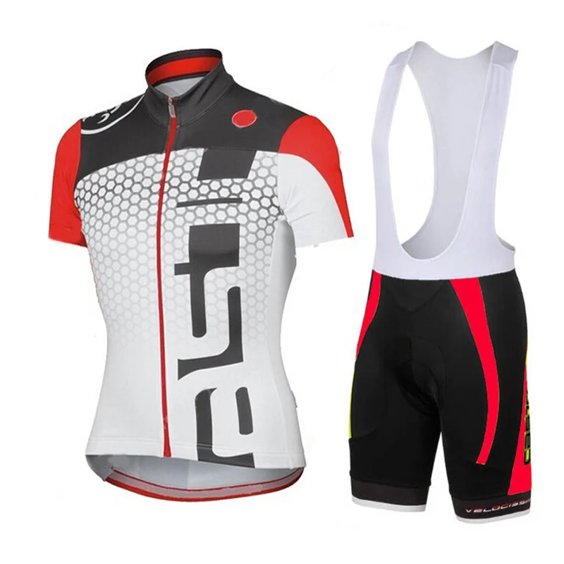 

Men's Cycling Jersey 2019 Pro Team Red White MTB Bike Clothes Sport Jerseys Summer Cycling Clothing Maillot Ropa Ciclismo Suit