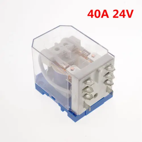 24VDC 40A DPDT Power Relay Motor Control Silver Alloy x 1in Relays