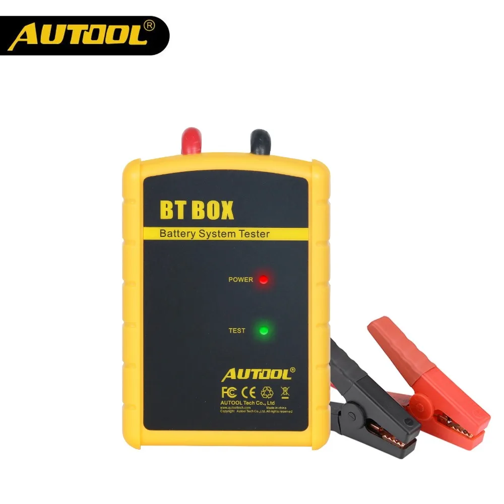 Автомобильный тестер аккумуляторной батареи AUTOOL BT BOX 12 В Bluetooth беспроводной