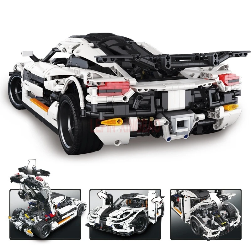 В наличии LP 23002 Technic наборы супер гоночный автомобиль набор детей развивающие