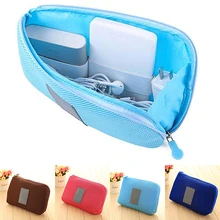 Hot item Portable Shockproof Nylon Gadget Devices USB Cable Organizer Case Storage Bag