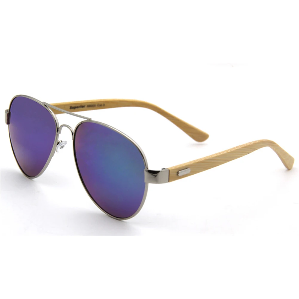 Natural Bamboo Legs Made Prescription Myopia Colorful Polarized Sunglasses -1 -1.25 -1.75 -1.5 -2 -2.25 -2.75 To -4