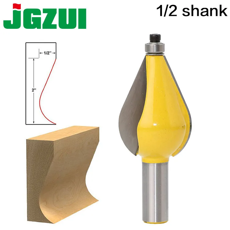 1 шт. 1/2 "хвостовиком большой мебель для ног плесень маршрутизатор бит линия нож Деревообработка резак Tenon резак для Деревообрабатывающие