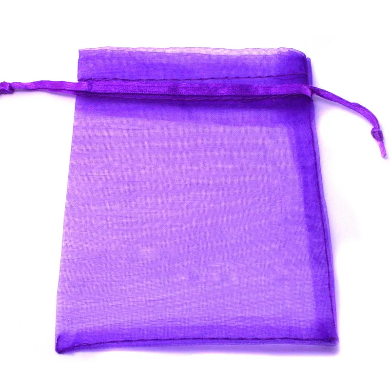 10 шт. разноцветные подарочные пакеты из органзы 9 х12 см|gift pouch bags|jewelry displaygift |