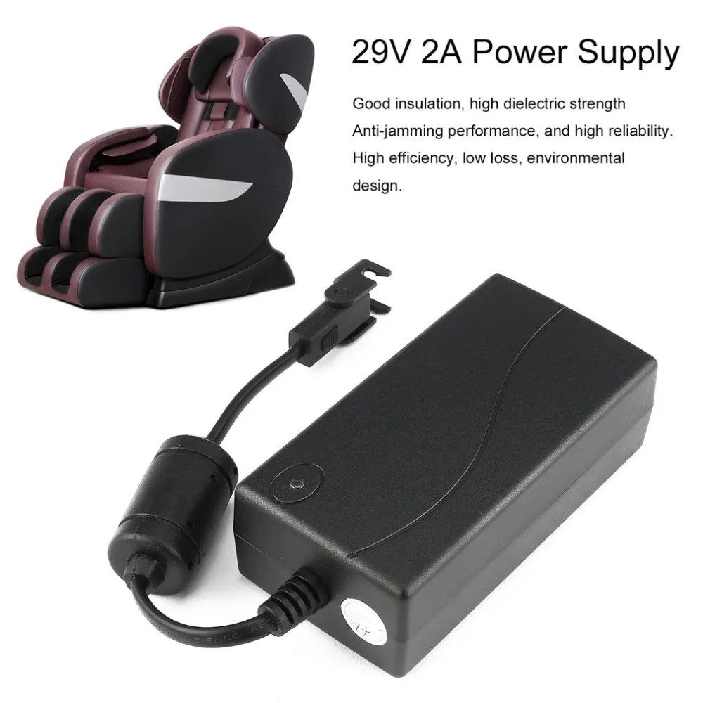 29V 2A AC/DC 2 Pin Electric Recliner Sofa Chair Adapter Transformer