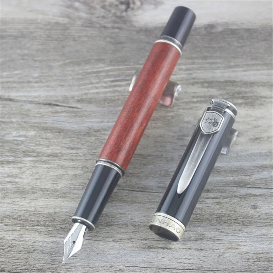 Pluma estilográfica de metal de alta calidad, bolígrafos de regalo de