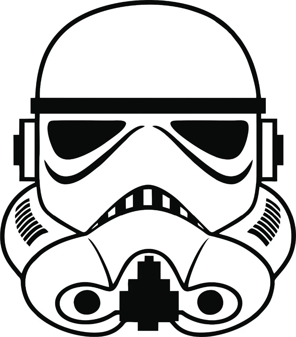 stormtrooper helmet sticker