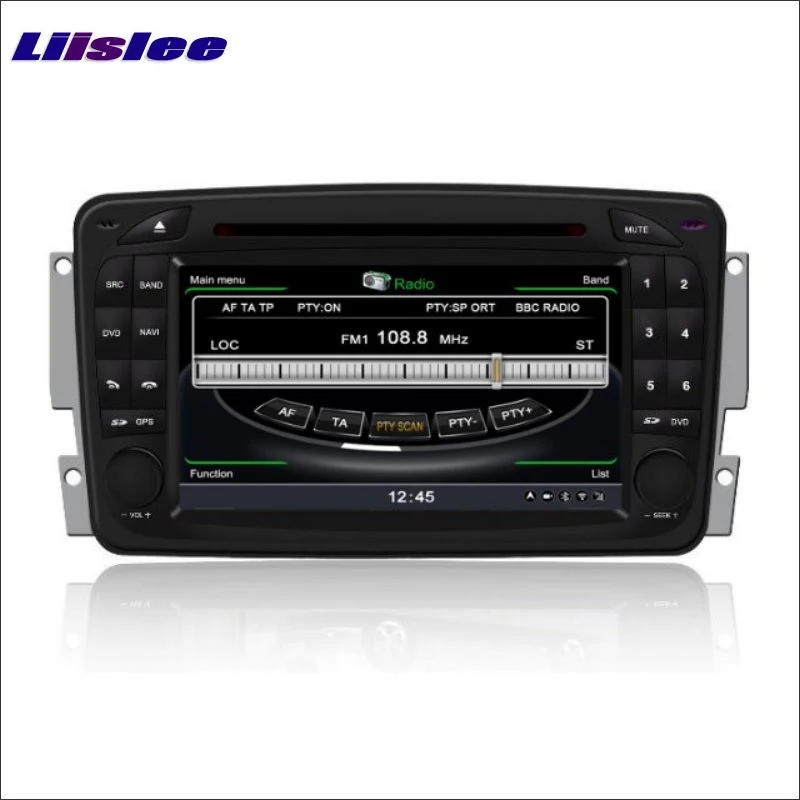 Perfect Liislee For Mercedes Benz G Class W463 1998~2004 Car Radio Audio Video Stereo DVD Player GPS Navigation S160 Multimedia System 1