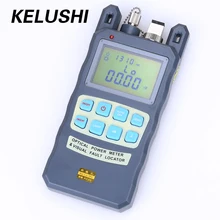 KELUSHI All-in-one Fiber Optique Power Meter-70 ~ + 10dbm Câble Testeur 10 mw 10 km Localisateur Visuel de défauts Laser Stylo Testeur pour FTTH