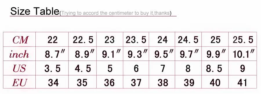 women size