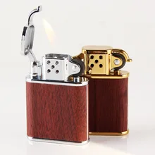 Новинка, деревянная зажигалка с узором, ветрозащитная Зажигалка для сигарет, шлифовальная Зажигалка Jet 1300 C, Бутановая Зажигалка без газа