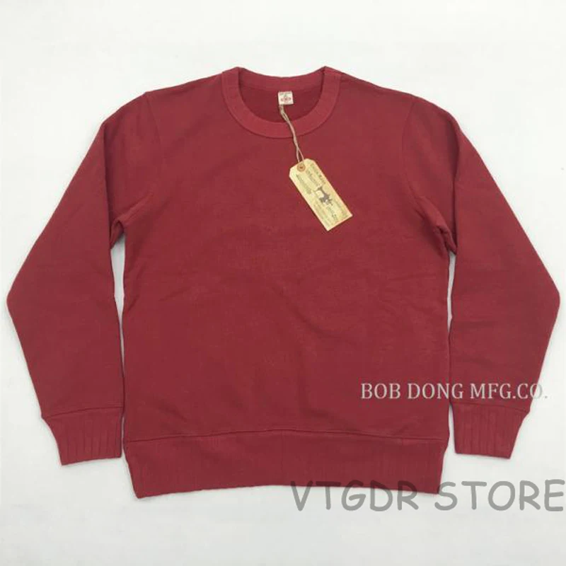 Bob Dong, 6 цветов, простая толстовка, Винтажный Мужской пуловер с вырезом лодочкой, Ретро стиль, верхняя одежда, майка для гонок