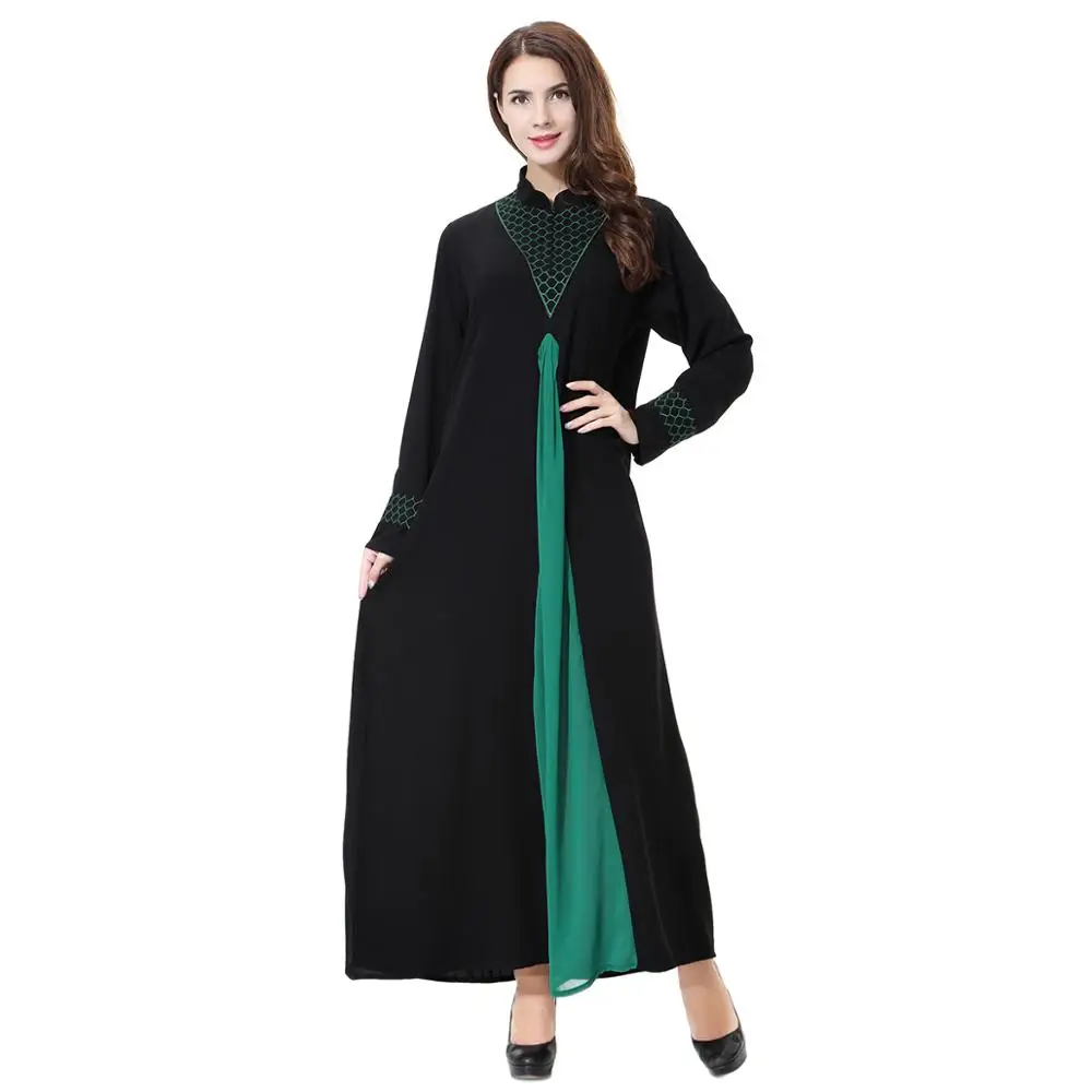 Lastest Мода Вышивка Малайзийский халат abaya femme Дубай Арабский Саудовская исламская женская накидка в восточном стиле абайя Турция плюс размер 3XL