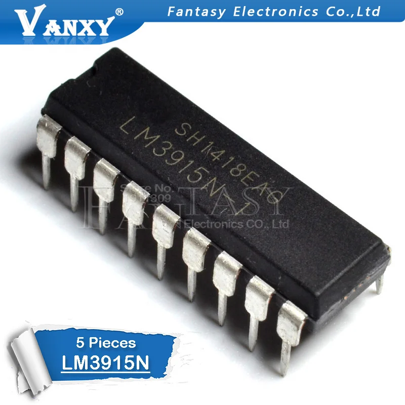 5 шт. LM3915N-1 DIP18 LM3915-1 DIP LM3915N LM3915 DIP-18 новое и оригинальное IC