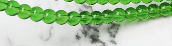 LIngXiang натуральный ювелирный светильник, зеленые круглые стеклянные бусины, сделай сам, для мужчин и wo мужчин, браслет, ожерелье, серьги-гвоздики, аксессуары для изготовления - Цвет: glass