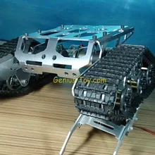 Алюминиевый сплав Wali гусеничный Танк шасси DIY робот умный автомобиль шасси SN1500