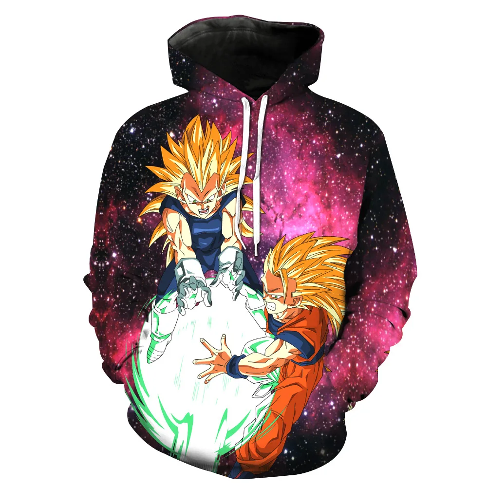 Womens//Mens Dragon Ball Z Goku Blue Brightness 3D Print Casual Hoodie Sweatshirt