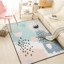 Soft Kid Room Carpets For Living Room Bedroom Kid Room Rugs Nylon Thicker Delicate Floor Door Mat Home Nordic Style Area Rug