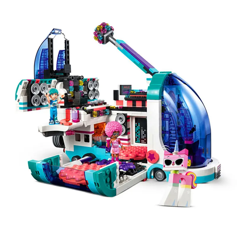 

new LEPIN 45007 Pop-Up Party Bus Compatible With 70828 Set legoinglys Building Blocks Bricks Educational Toys Christmas Gifts