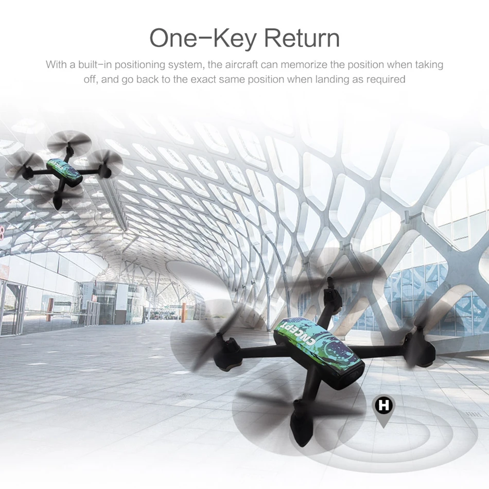 JXD 518 RC Quadcopter 720P HD Camera WIFI FPV GPS Mining Point Drone 2.4GHz 6 Axis Gyro Mini Drone 360 Rotation Headless Mode  (9)