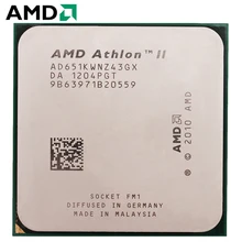AMD Athlon II X4 651 гнездо FM1 100 Вт 3,0 ГГц 905-pin четырехъядерный процессор для настольных ПК X4 651 гнездо FM1