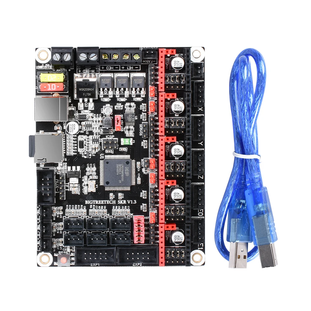 BIGTREETECH SKR V1.3 Smoothieboard 32 бит TFT35 V2.0 BLtouch TMC2130 SPI TMC2208 UART Запчасти для 3D принтера vs MKS GEN L