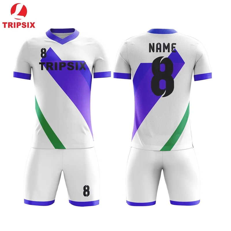 Dry Fit Soccer Shirt Blank Oem Any Logo Name Color Round Neck Wholesale Customized Professional Soccer Jersey For Team