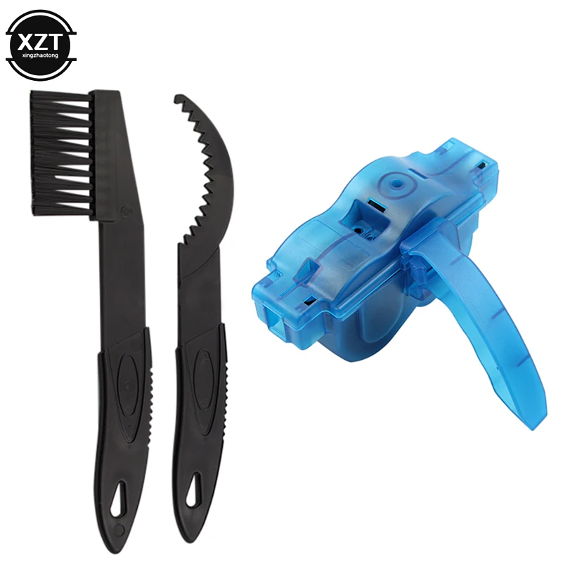

Motorcycle Bike Chain Cleaner Scrubber Brushes Mountain Wash Tool Set Cycling Cleaning Kit Bicycle Repair Tools Accessories