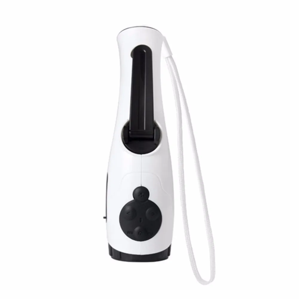 

3 LED Emergency Lighting Red Laser Flashlight Multifunction Hand Crank Power Flashlight Radio USB Flashlight