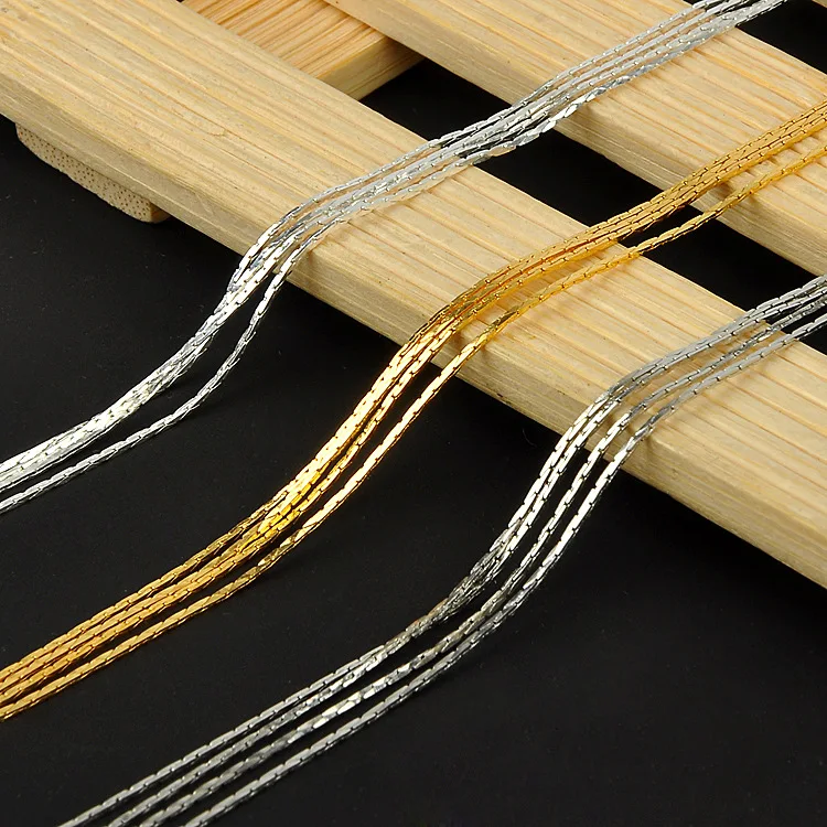 

5 10m/lot Width 0.8mm Metal Snake Chain Bulk Gold Silver Color Necklace Chain Bracelet Findings For DIY Jewelry Findings Making
