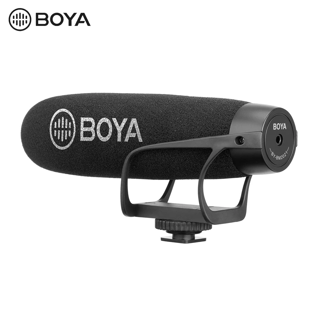 BOYA BY-BM2021 супер кардиоидный дробовик видео микрофон для DSLR камеры Canon Nikon sony Panasonic видеокамеры смартфона