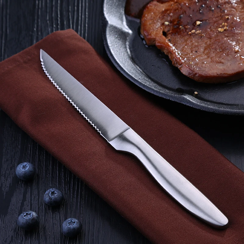 1Pc Steak Knife Thicken Stainless Steel Western Tableware Cut Steak