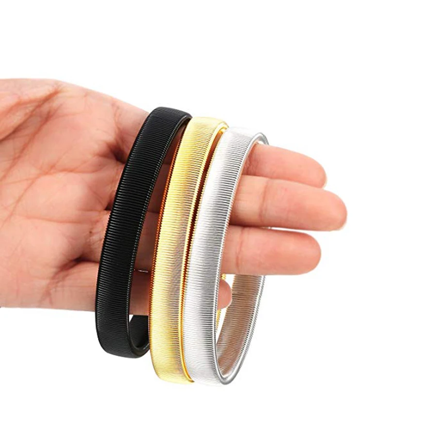 Non-slip In Metallo Bracciale Stretch Giarrettiera Manica Della Camicia Supporto Unisex Manica Titolari di Fascia Porta-smartphone Da Braccio Per Running Bracciale Elastico Accessori (Non coppia)