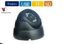YobangSecurity USB Security Dome camcorder IR CCTV Camera Video Night Vision Auto Car Driving record Recorder DVR USB Tf Card