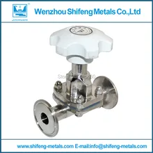 1 1/2” Sanitary Fitting Diaphragm Valve Clamp Type Stainless Steel SS SUS 316