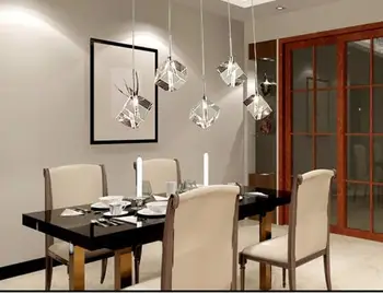 

Transparent Crystal LED Dining Room Bar Pendant Light Modern Fashion Lamps For Home Living Room Simple Creative Free shipping