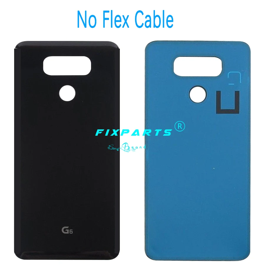 LG G6 Back Glass Battery Cover Rear Door Housing Case For LG G6 Back Glass Panel+FingerPrint Flex Cable+Camere Lens (7)