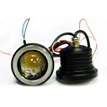 

Car 1 Set 3.5 3.0 2.5 inch COB Angel Eyes Fog Lights Led Car Headlight Lamp DRL Universal Daytime running light 89mm 76mm 64mm