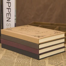 Канцелярский блокнот А5, жесткая копия, европейский стиль, древний Творческий студенческий дневник, деловой блокнот, 128 листов/шт