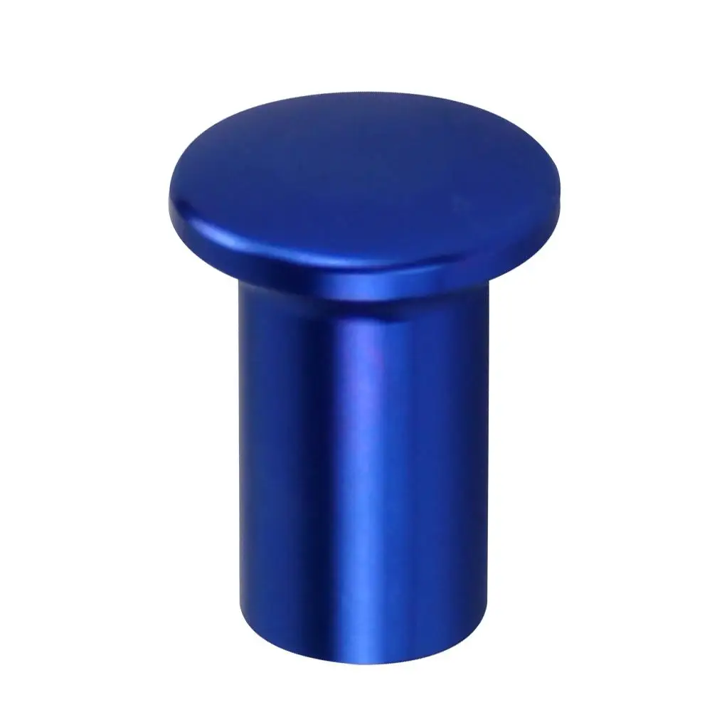 1 шт. Универсальный Автомобильный алюминий автомобильный Дрифт Ручка Авто Модифицированная Тормозная ручка Дрифт поворотная ручка кнопка блокировки автомобильные аксессуары - Название цвета: Blue